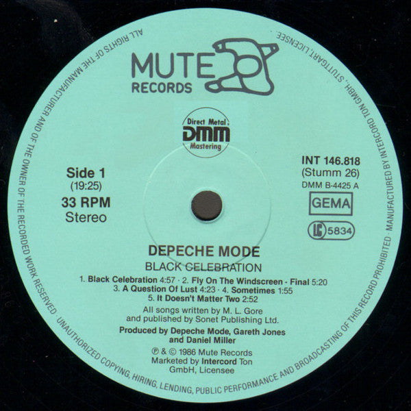 Depeche Mode - Black Celebration