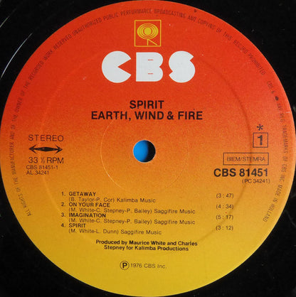 Earth, Wind & Fire ‎– Spirit