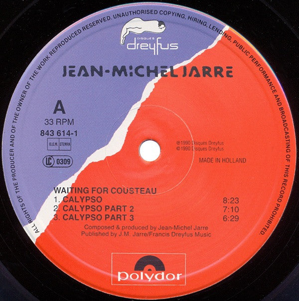 Jarre,  Jean Michel ‎– Waiting For Cousteau