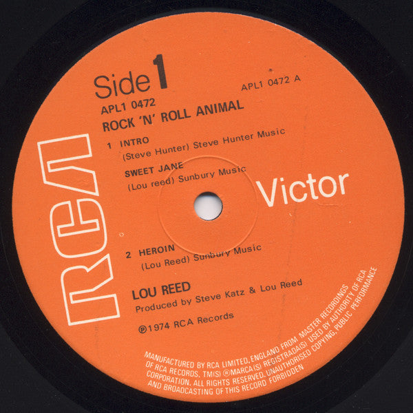 Reed, Lou - Rock 'n' Roll Animal