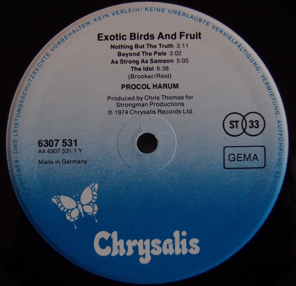 Procol Harum - Exotic Birds And Fruit