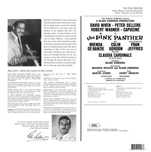 Mancini, Henry ‎– The Pink Panther