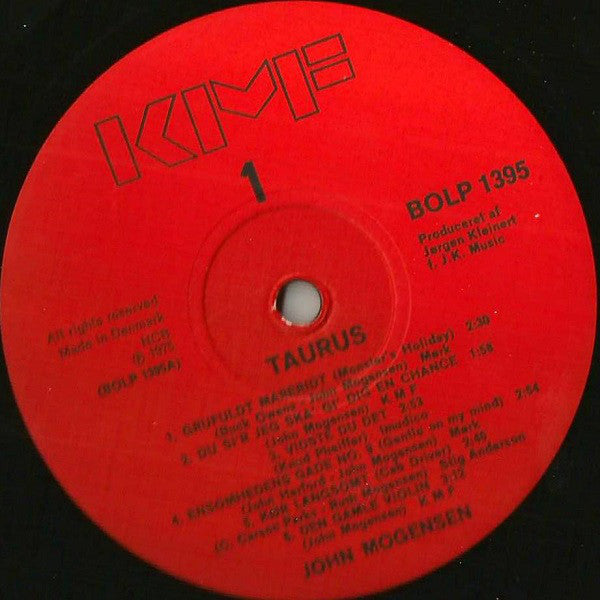 Mogensen, John ‎– Taurus