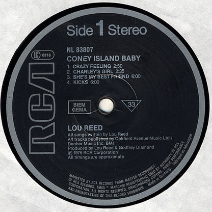 Reed, Lou - Coney Island Baby