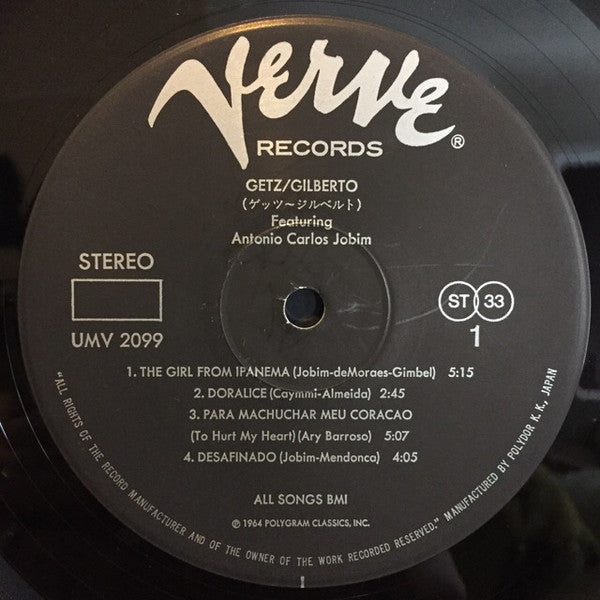 Getz, Stan Joao Gilberto - Getz/Gilberto