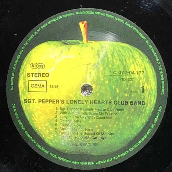 Beatles - Sgt. Pepper's Lonely Hearts Club Band - RecordPusher  