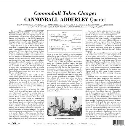 Cannonball Adderley Quartet ‎– Cannonball Takes Charge