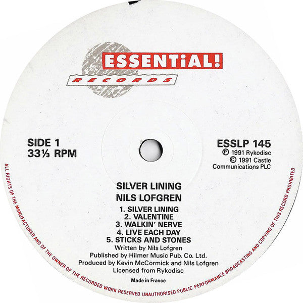 Lofgren, Nils - Silver Lining