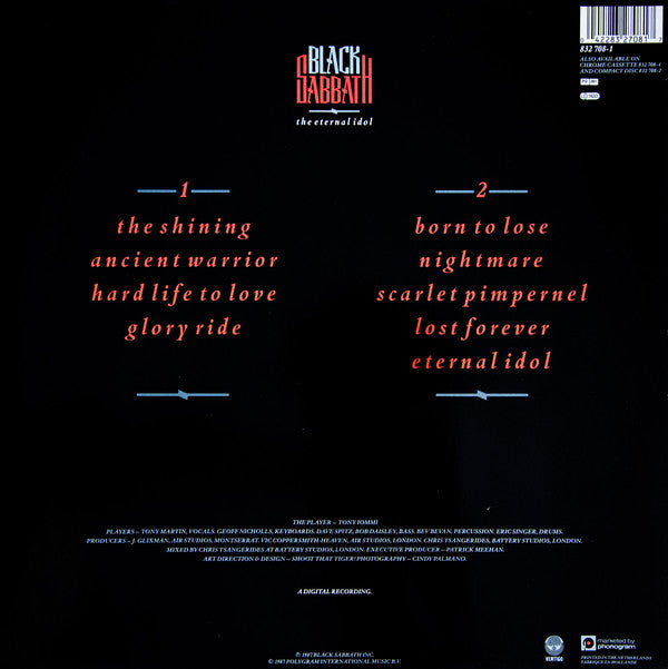 Black Sabbath ‎– The Eternal Idol