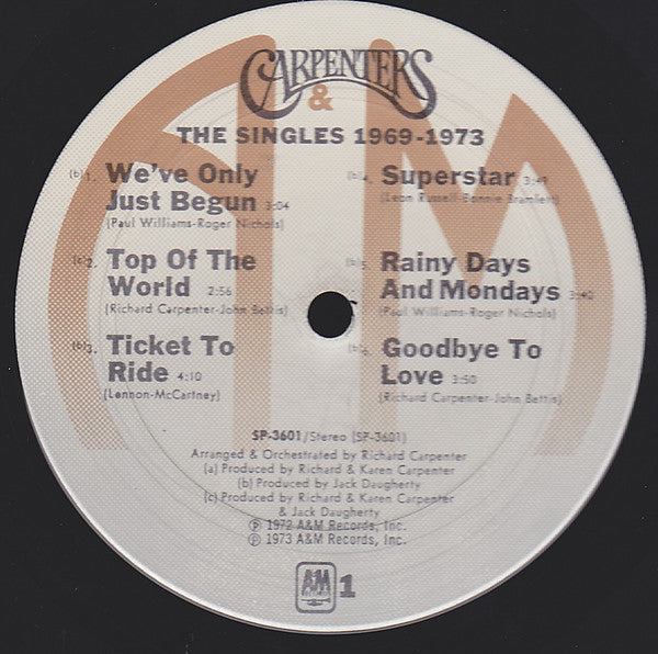 Carpenters - The Singles 1969-1973
