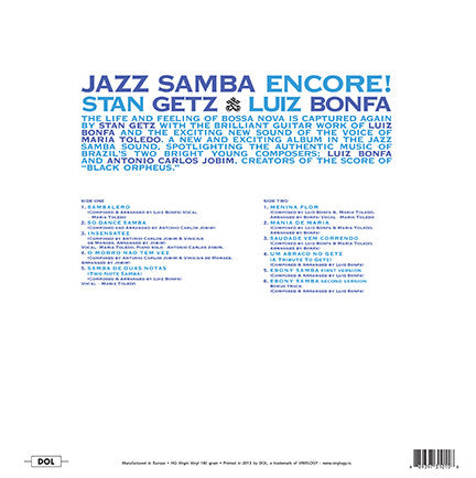 Stan Getz / Luiz Bonfá ‎– Jazz Samba Encore!
