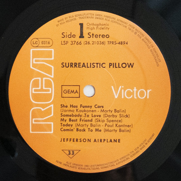 Jefferson Airplane - Surrealistic Pillow