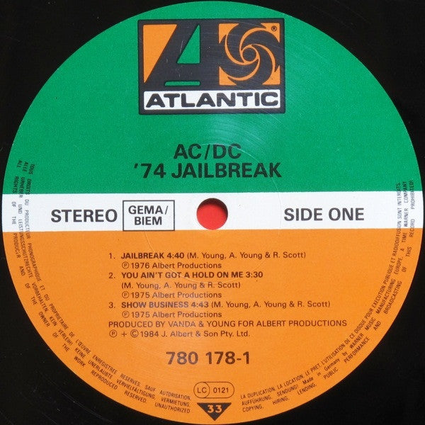 AC/DC - '74 Jailbreak - RecordPusher  