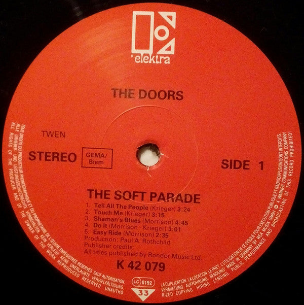 Doors - Soft Parade