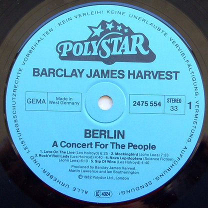 Barclay James Harvest ‎– Berlin (A Concert For The People)