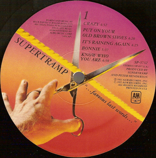Supertramp - Famous Last Words