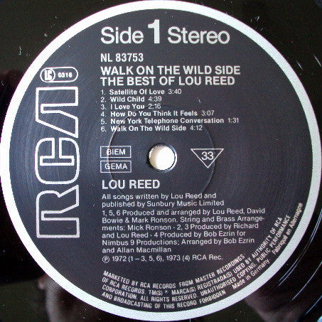 Reed, Lou - Walk On The Wild Side