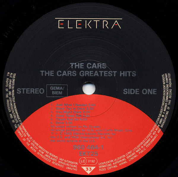 Cars - Greatest Hits