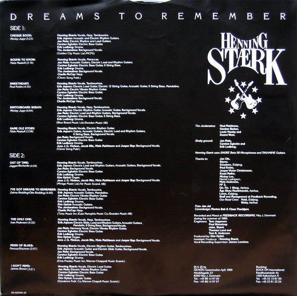 Stærk, Henning - Dreams To Remember