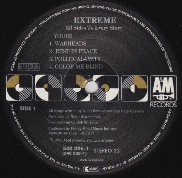 Extreme - Side To Every Story