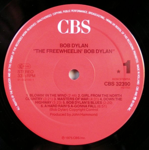 Dylan, Bob - Freewheelin' - RecordPusher  