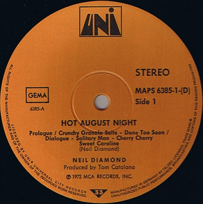 Diamond, Neil - Hot August Night