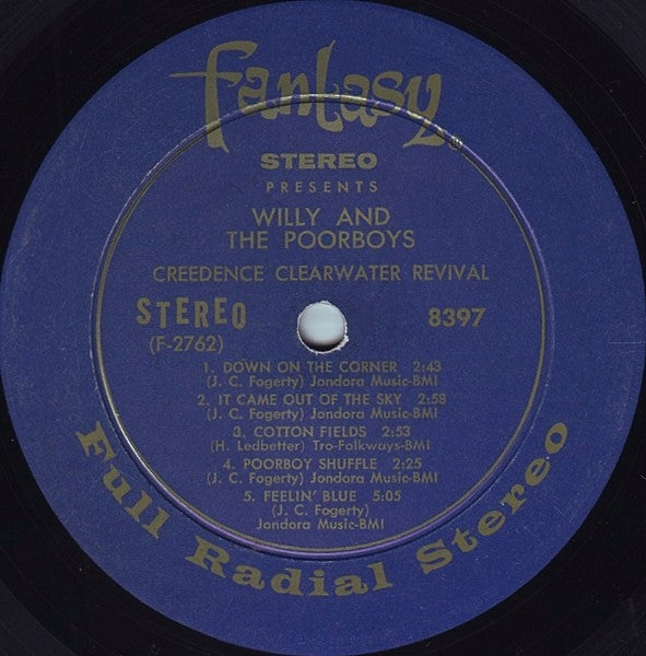 Creedence Clearwater Revival - Willy And The Poor Boys