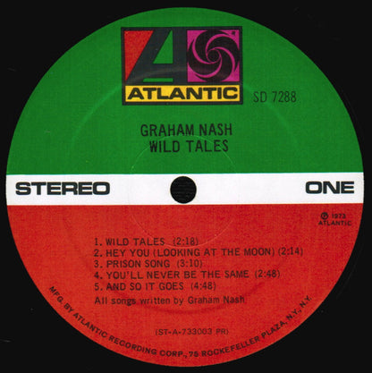 Nash, Graham ‎– Wild Tales