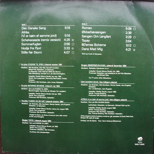 Sebastian - Den Danske Sang - Opsamling '81 - '85