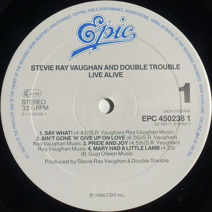 Vaughan, Stevie Ray - Live Alive