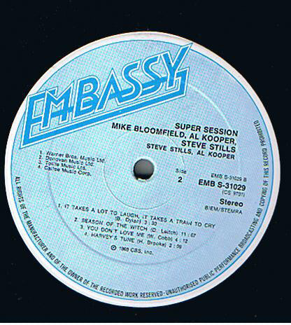 Bloomfield, Mike/Al kooper/Stephen Stills - Super Session