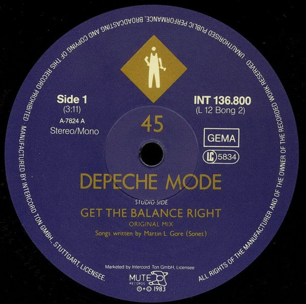 Depeche Mode - Get The balance Right