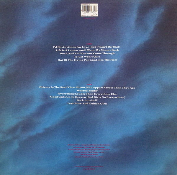 Meat Loaf - Bat Out Of Hell II