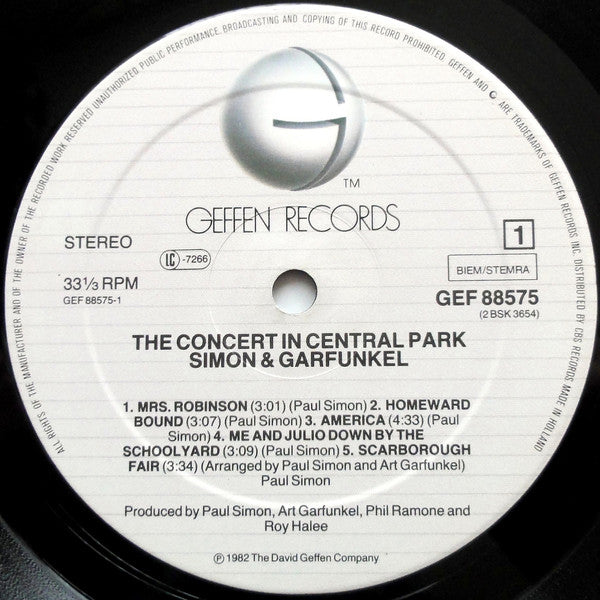 Simon & Garfunkel - Concert In Central Park