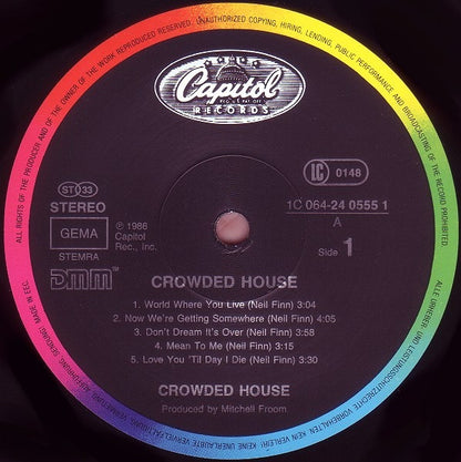 Crowded House - Crowded House