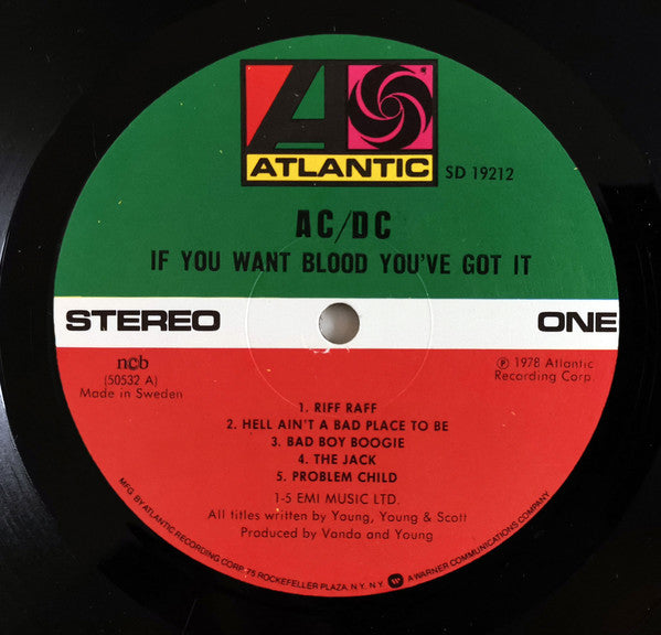 AC/DC ‎– If You Want Blood You've Got It