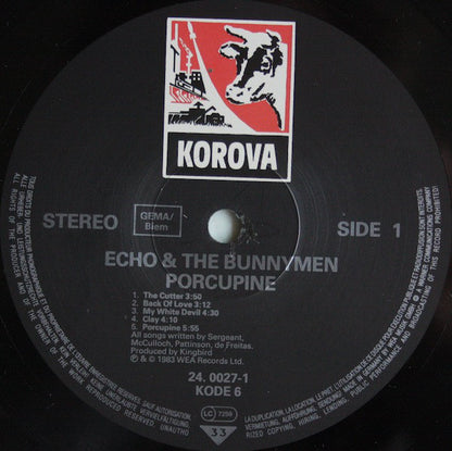 Echo & The Bunnymen - Porcupine
