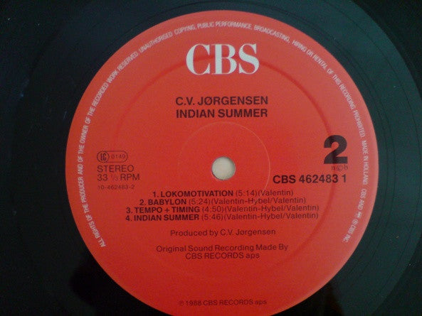 Jørgensen, C.V. - Indian Summer