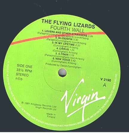 Flying Lizards ‎– Fourth Wall