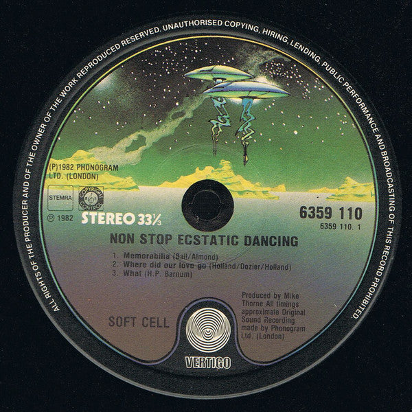 Soft Cell ‎– Non Stop Ecstatic Dancing