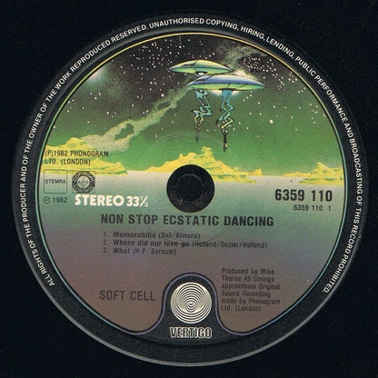 Soft Cell ‎– Non Stop Ecstatic Dancing