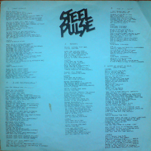 Steel Pulse ‎– True Democracy