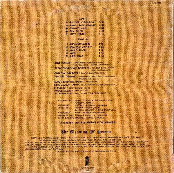 Marley, Bob & The Wailers - Rastaman Vibration