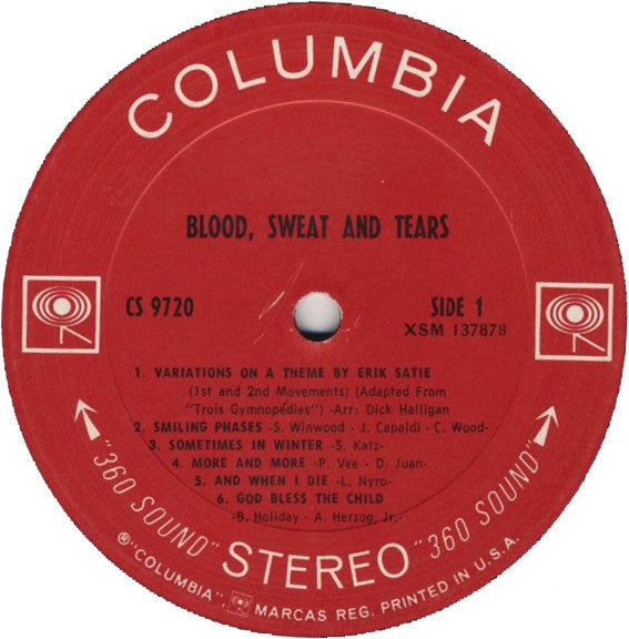 Blood, Sweat & Tears - Blood Sweat & Tears