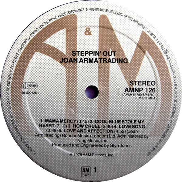 Armatrading,  Joan ‎– Steppin' Out