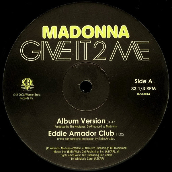 Madonna - Give It 2 Me - RecordPusher  