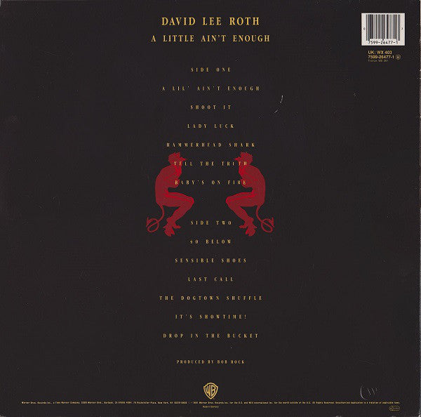Roth, David Lee - A Little Ain't Enough