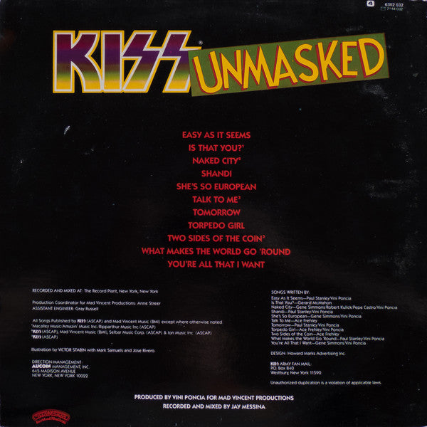 Kiss - Unmasked