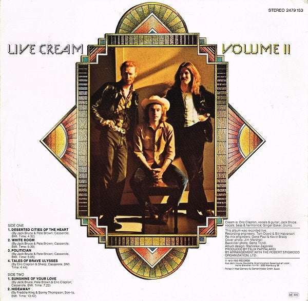Cream - Live Cream Volume II