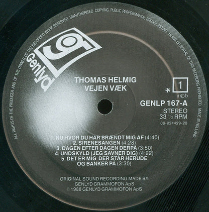 Helmig, Thomas - Vejen Væk